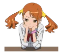 😟 emoji @tikelmu Anohana Telegram sticker 24 of 41