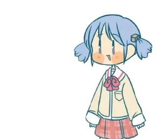😊 emoji Nichijou @animestickerchannel Telegram sticker 23 of 105