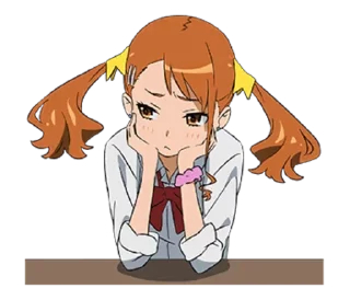 😳 emoji Anohana @animestickerchannel Telegram sticker 22 of 74