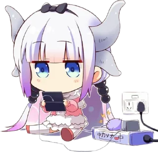 Sticker from KANNA @animestickerchannel