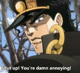 😡 emoji Jojo @animestickerchannel Telegram sticker 6 of 45