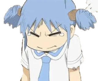 😖 emoji Nichijou @animestickerchannel Telegram sticker 20 of 105