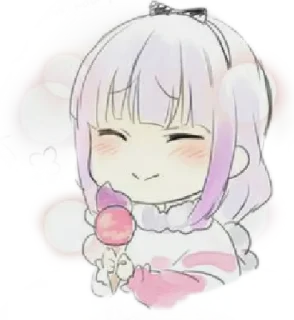 ☺️ emoji KANNA @animestickerchannel Telegram sticker 14 of 90