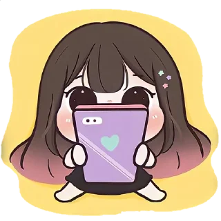 🧺 emoji ❲ ⎙ @crmll06 ❳ chubby girl ashpink Telegram sticker 5 of 40