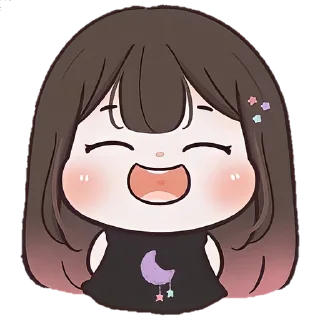 🧺 emoji ❲ ⎙ @crmll06 ❳ chubby girl ashpink Telegram sticker 18 of 40