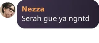 🖕 emoji Nezza pacar jeno Telegram sticker 9 of 10