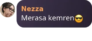 😎 emoji Nezza pacar jeno Telegram sticker 10 of 10
