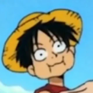 Sticker from One piece meme @AnimeSticker999
