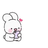 😊 emoji Baby rabbit | By Halisa @TgEmodziBot Telegram sticker 4 of 78