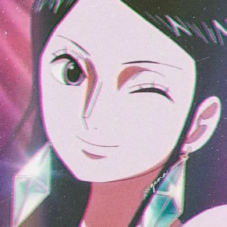 😉 emoji Nico Robin × Vellyne Telegram sticker 12 of 25