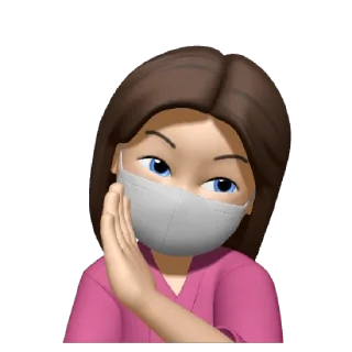 😷 emoji IOS STICKER @STICKERRPHIKESOT Telegram sticker 19 of 46