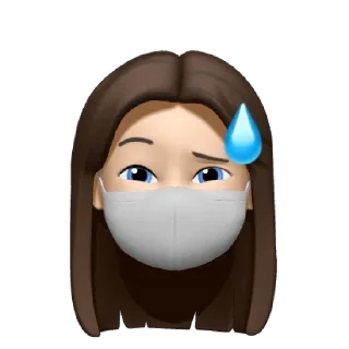 😷 emoji IOS STICKER @STICKERRPHIKESOT Telegram sticker 18 of 46