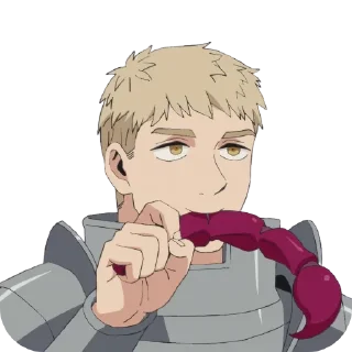 😋 emoji Dungeon Meshi @AnimeLibrary_Stickers Telegram sticker 15 of 75