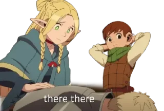 🫂 emoji Dungeon Meshi @AnimeLibrary_Stickers Telegram sticker 19 of 75
