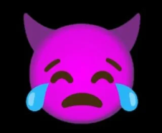 😈 emoji Stiker iblis ungu Telegram sticker 8 of 10