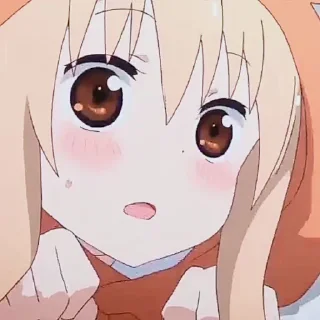 🧡 emoji ૮₍ Umaru Douma 𖥻 @KTUSTICKER ₎ა Telegram sticker 8 of 45