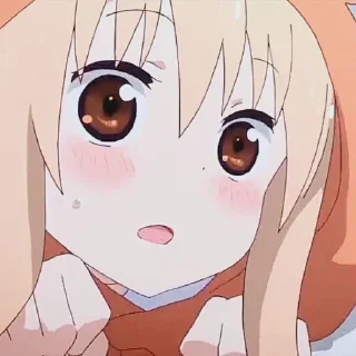 🧡 emoji ૮₍ Umaru Douma 𖥻 @KTUSTICKER ₎ა Telegram sticker 9 of 45