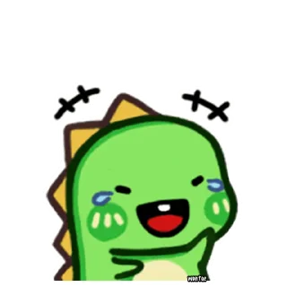 😆 emoji Chobosaurus by @wontae Telegram sticker 9 of 40