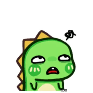 😒 emoji Chobosaurus by @wontae Telegram sticker 10 of 40