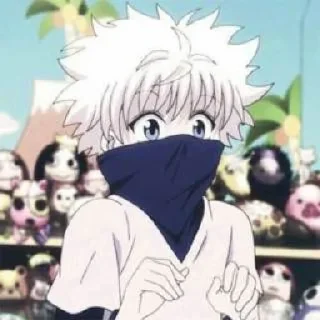 😶 emoji Killua || @moiStickers Telegram sticker 13 of 21