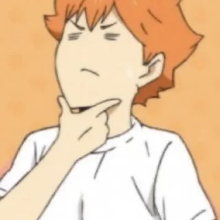 🤔 emoji anime @duckgarden Telegram sticker 6 of 12