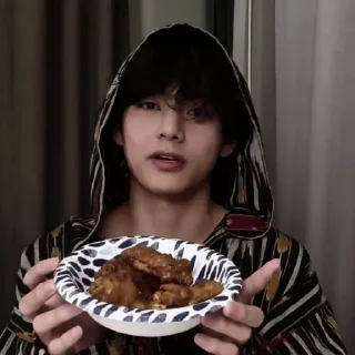📎 emoji 𖤐⤸ taehyung by @stickernct Telegram sticker 20 of 30