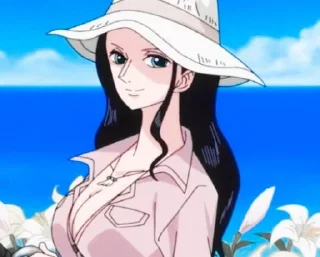 📚 emoji Nico Robin || by : @stickerrpwxsn Telegram sticker 11 of 12