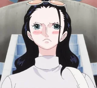 📚 emoji Nico Robin || by : @stickerrpwxsn Telegram sticker 6 of 12