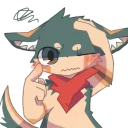😓 emoji Hello! I'm Izuna. 2 Telegram sticker 5 of 24