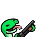 🔫 emoji LIHKG Snake HD @lihkg_official Telegram sticker 6 of 27