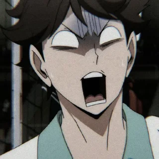 🖇️ emoji oikawa tooru @stickerkeep Telegram sticker 24 of 40
