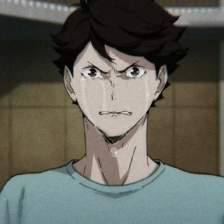 🖇️ emoji oikawa tooru @stickerkeep Telegram sticker 14 of 40