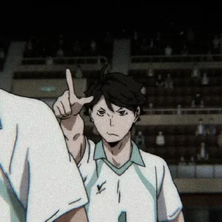 🖇️ emoji oikawa tooru @stickerkeep Telegram sticker 18 of 40