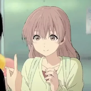 Sticker from Nishimiya @URKAWAIIWAIFU
