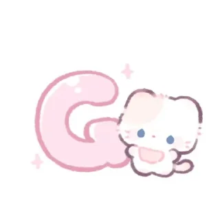 🌟 emoji 🎀Kitty🐾alphab' Telegram sticker 9 of 28