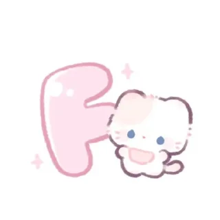 🌟 emoji 🎀Kitty🐾alphab' Telegram sticker 8 of 28