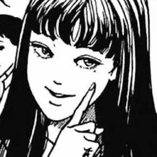 ♟ emoji Tomie kawakami @munguttikel @vllrynnbot Telegram sticker 15 of 16