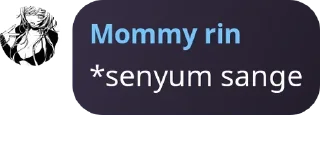 🫶 emoji MOMMY RIN Telegram sticker 18 of 33