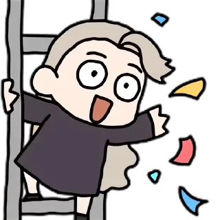 😀 emoji 乃琳脑洞波装扮 @vytessa 维护 Telegram sticker 17 of 20