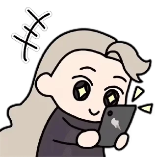 🤓 emoji 乃琳脑洞波装扮 @vytessa 维护 Telegram sticker 13 of 20