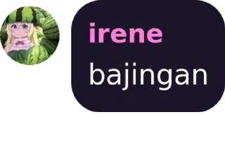 😀 emoji irene ܫ ˂‌ ₎ა | @meisjeclsr Telegram sticker 11 of 118