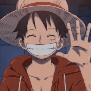 🖐 emoji Luffy @animecuteth Telegram sticker 11 of 16