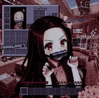 Sticker from @animecuteth Nezuko