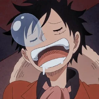 Sticker from Luffy @animecuteth