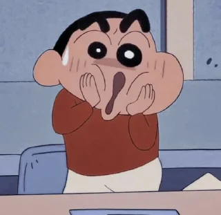 😱 emoji Sinchan @animecuteth Telegram sticker 17 of 30
