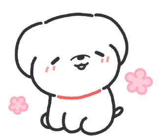 ⭐ emoji doodle baby dog @stickieri Telegram sticker 11 of 24