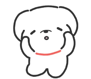 ⭐ emoji doodle baby dog @stickieri Telegram sticker 7 of 24