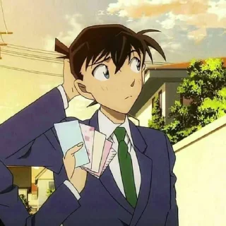 ☘ emoji Shinichi kudo @munguttikel @VanysChannel Telegram sticker 14 of 20