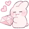 🐰 emoji ₍ ρiᥒκ rᥲδδiᴛs ₎ ˚₊· ♡ @mewsticks Telegram sticker 11 of 40