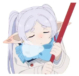 🤔 emoji Frieren @Anak_kucing_stiker Telegram sticker 13 of 50